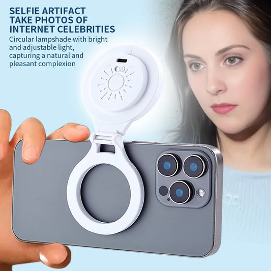 Magnetic Selfie Light - GlowSnap Pro™
