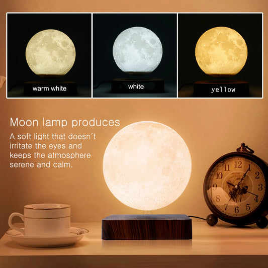 LunarLevitate™ – Floating 3D Moon Lamp