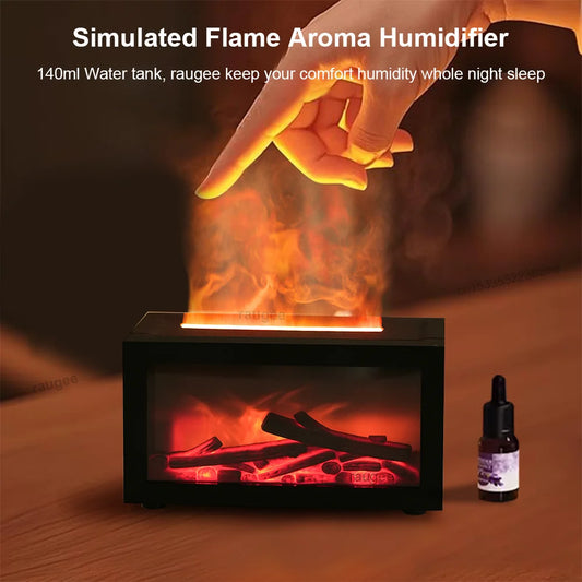 FlameAura™ – Luxury Aromatherapy Humidifier